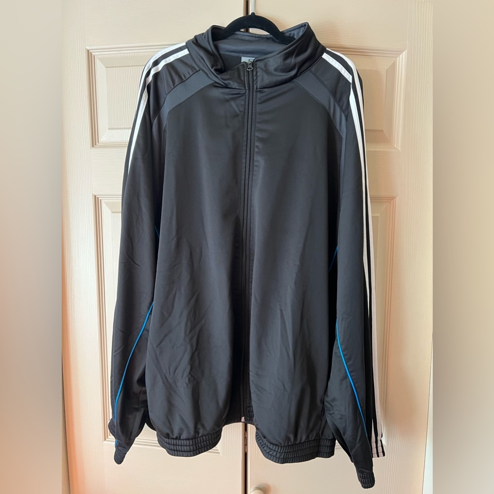 3XLT- full zip up track jacket